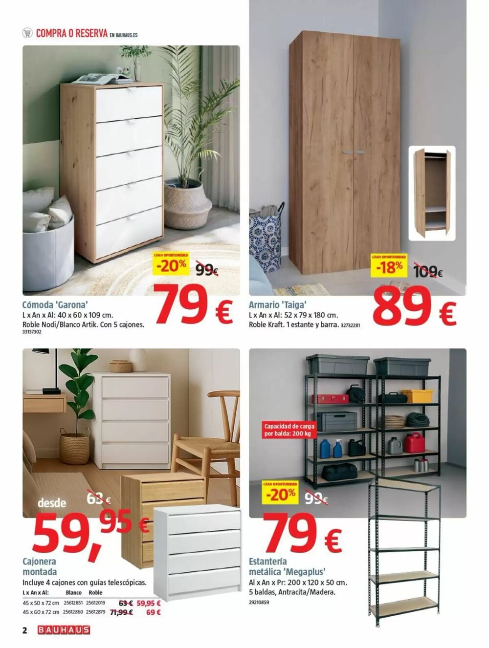 Folleto promocional de Bauhaus válido desde el 01/01/2026 - Página 2.
