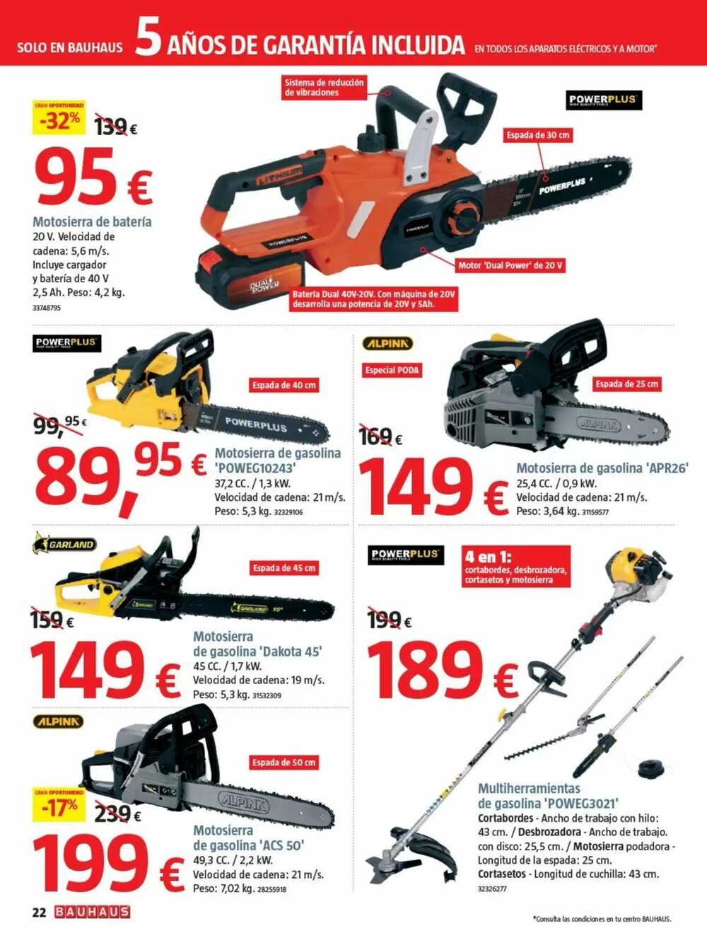 Folleto promocional de Bauhaus válido desde el 01/01/2026 - Página 22.