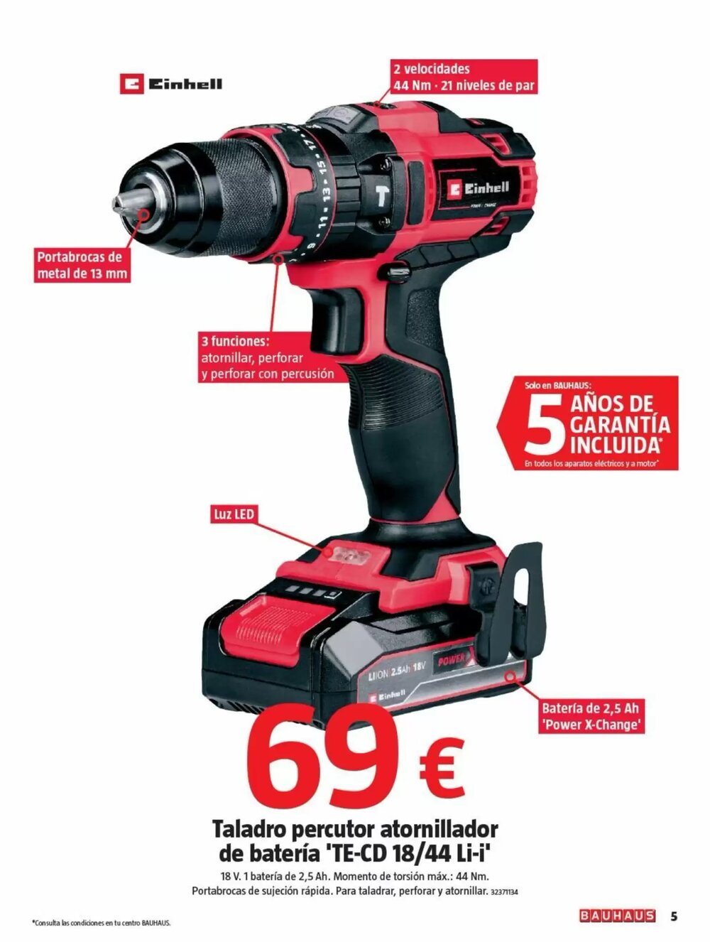 Folleto promocional de Bauhaus válido desde el 01/01/2026 - Página 5.