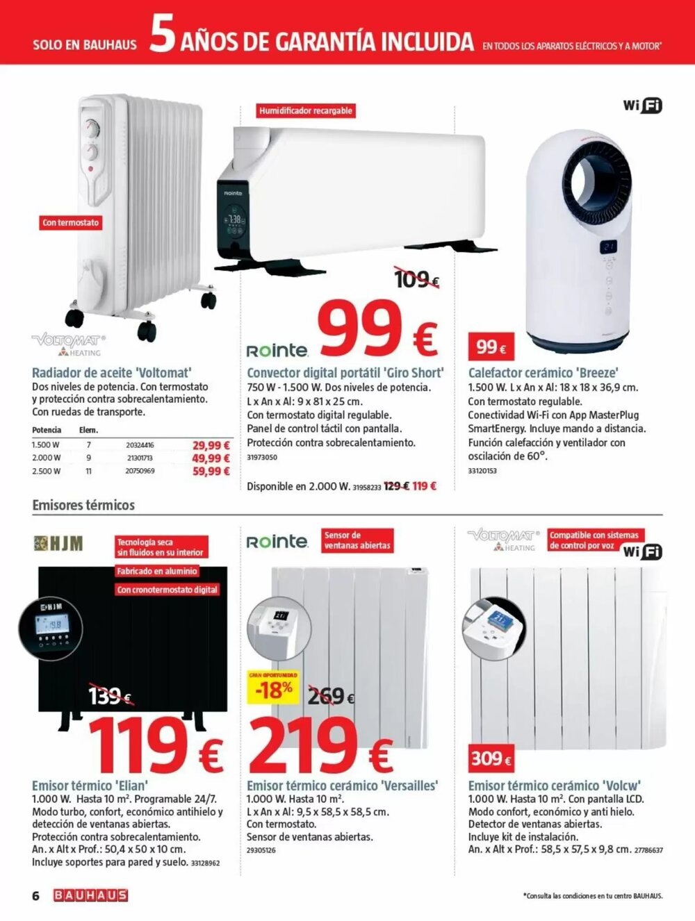 Folleto promocional de Bauhaus válido desde el 01/01/2026 - Página 6.