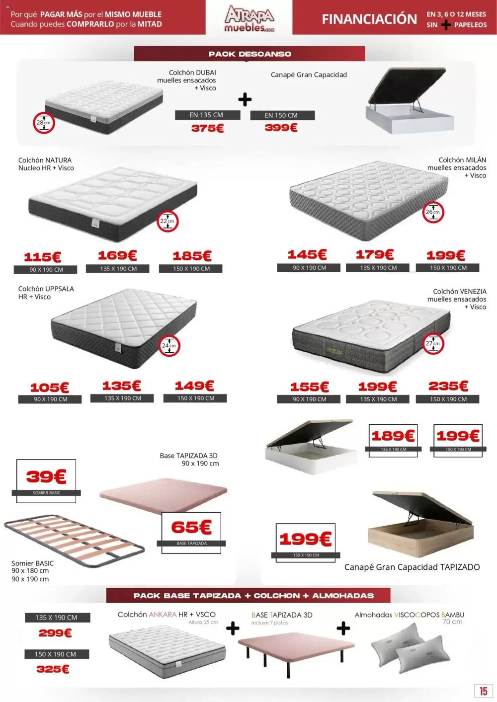 Folleto promocional de Atrapamuebles válido desde el 01/01/2026 - Página 15.