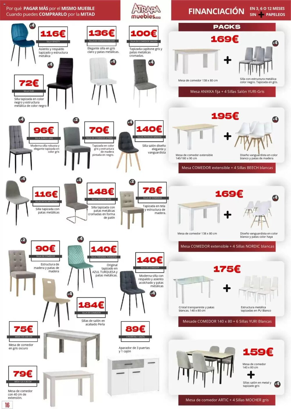 Folleto promocional de Atrapamuebles válido desde el 01/01/2026 - Página 16.