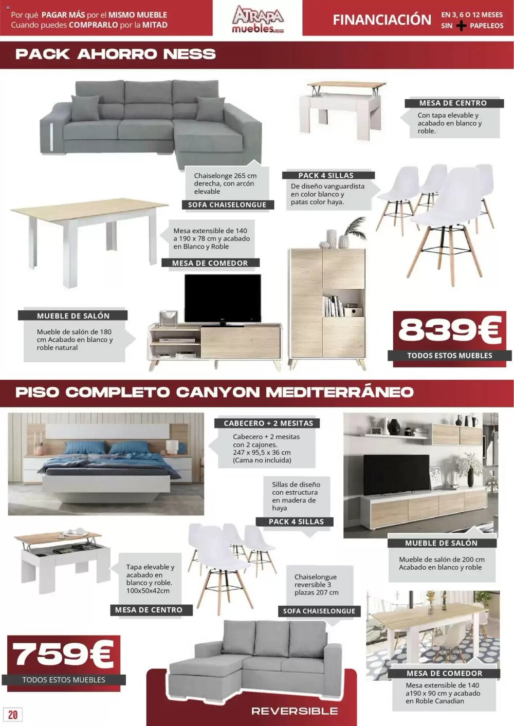 Folleto promocional de Atrapamuebles válido desde el 01/01/2026 - Página 20.