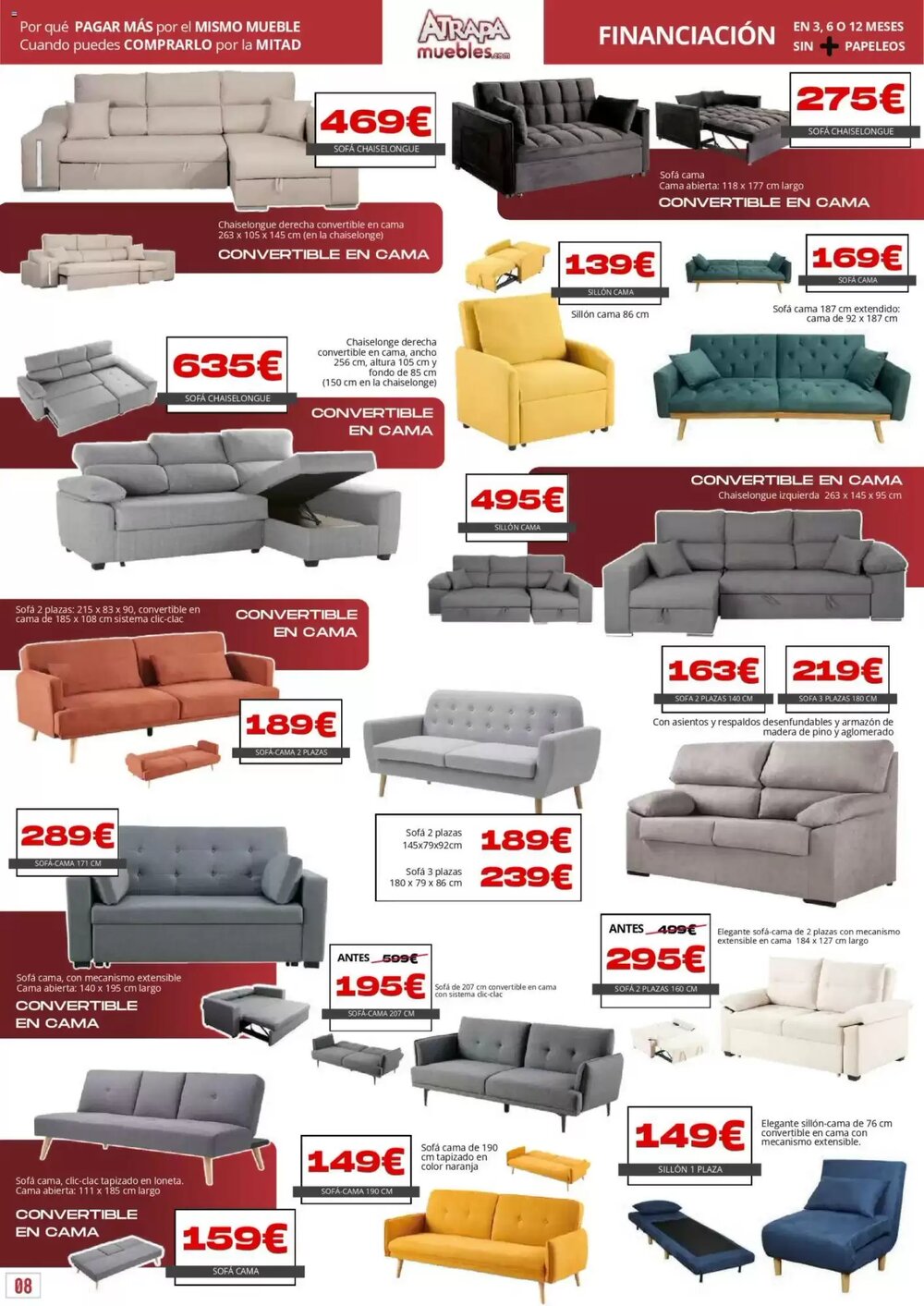 Folleto promocional de Atrapamuebles válido desde el 01/01/2026 - Página 8.