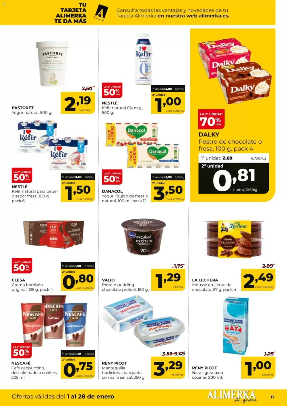 Folleto promocional de Alimerka válido desde el 01/01/2026 - Página 11.