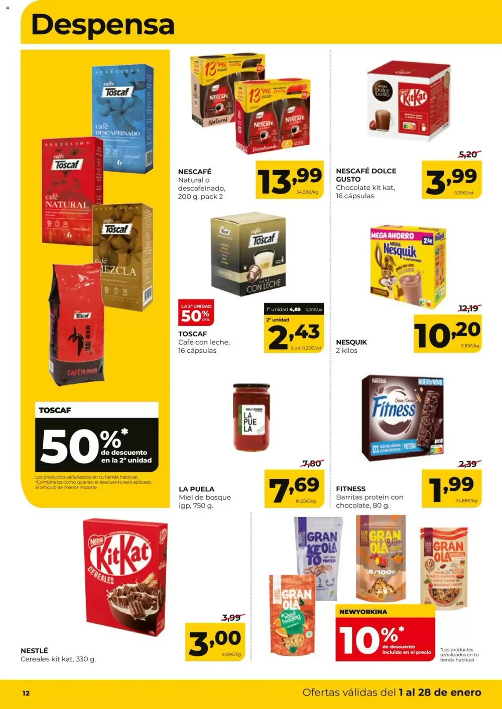 Folleto promocional de Alimerka válido desde el 01/01/2026 - Página 12.