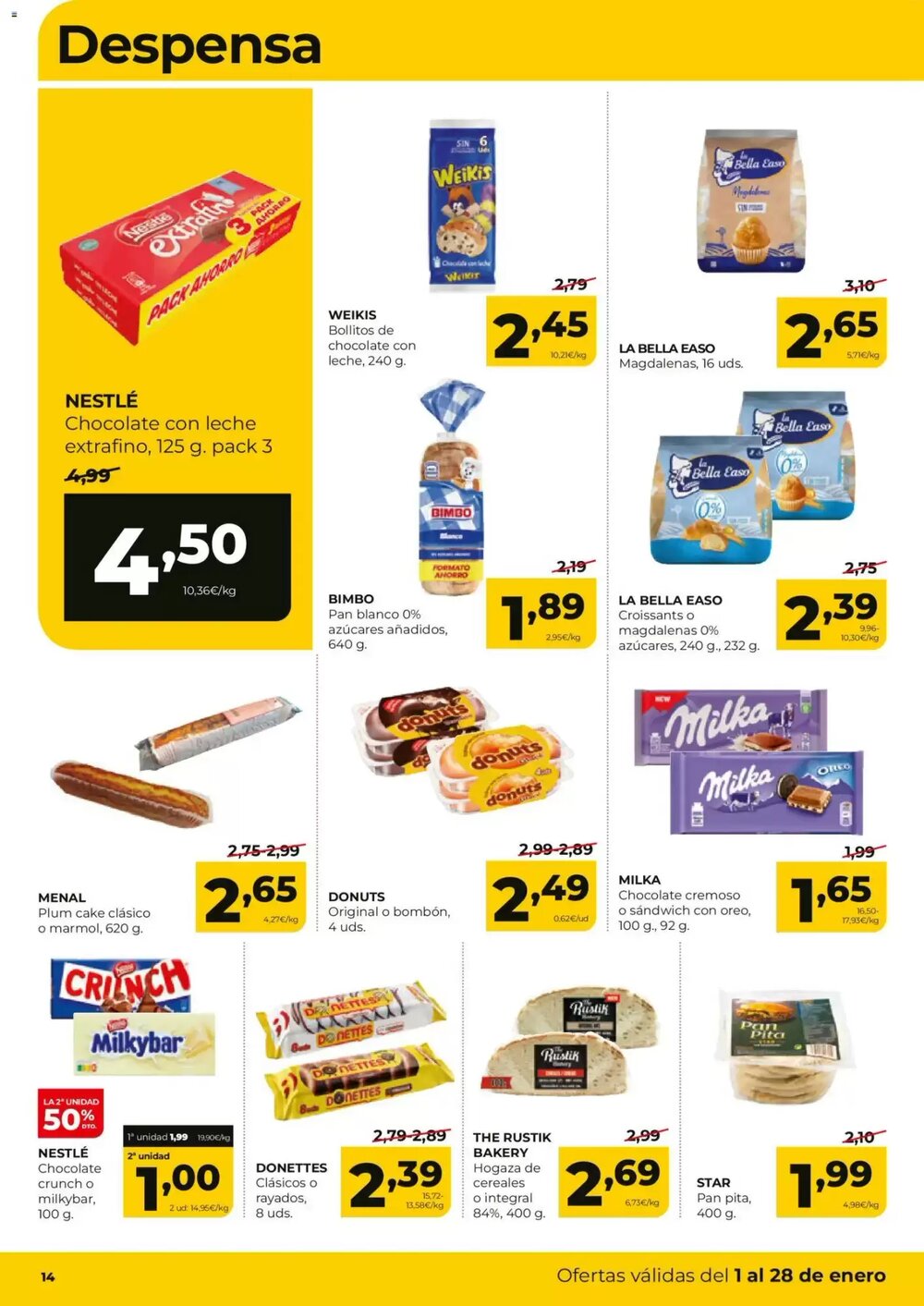 Folleto promocional de Alimerka válido desde el 01/01/2026 - Página 14.