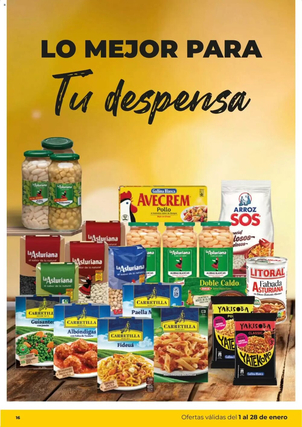 Folleto promocional de Alimerka válido desde el 01/01/2026 - Página 16.