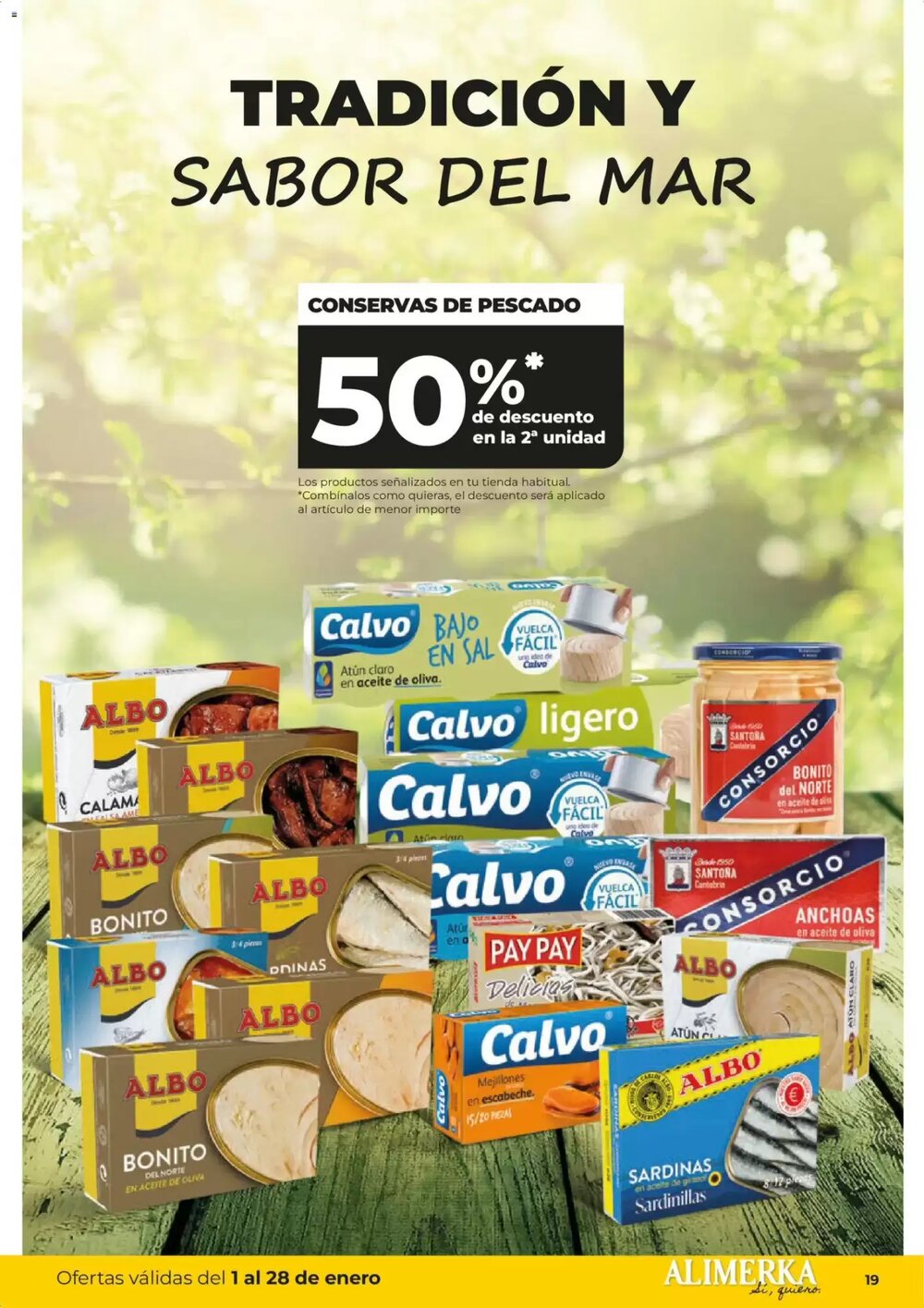 Folleto promocional de Alimerka válido desde el 01/01/2026 - Página 19.