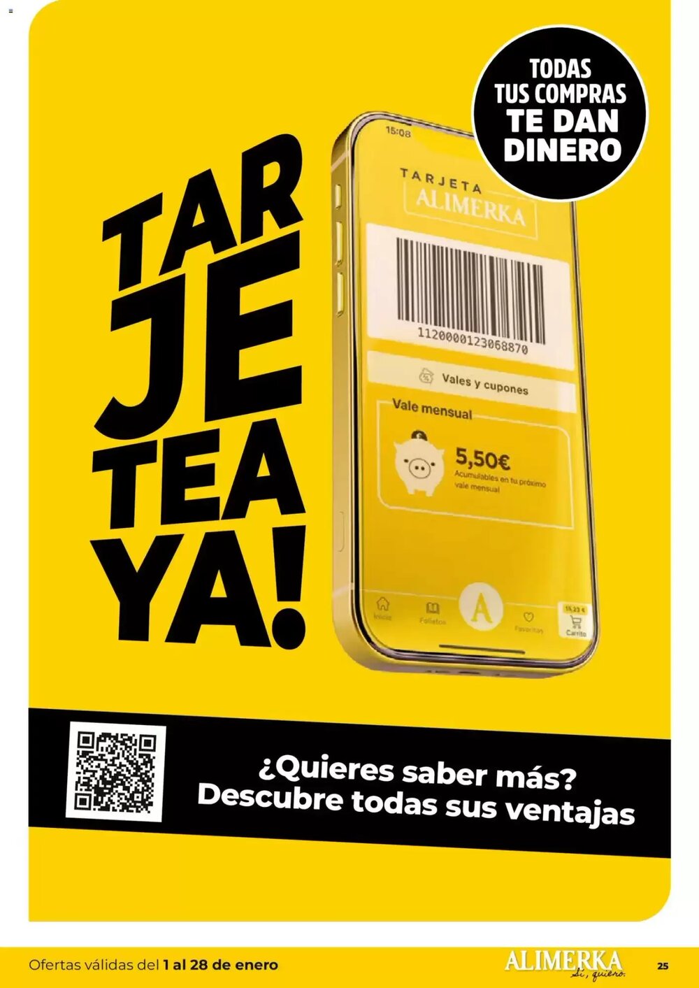 Folleto promocional de Alimerka válido desde el 01/01/2026 - Página 25.