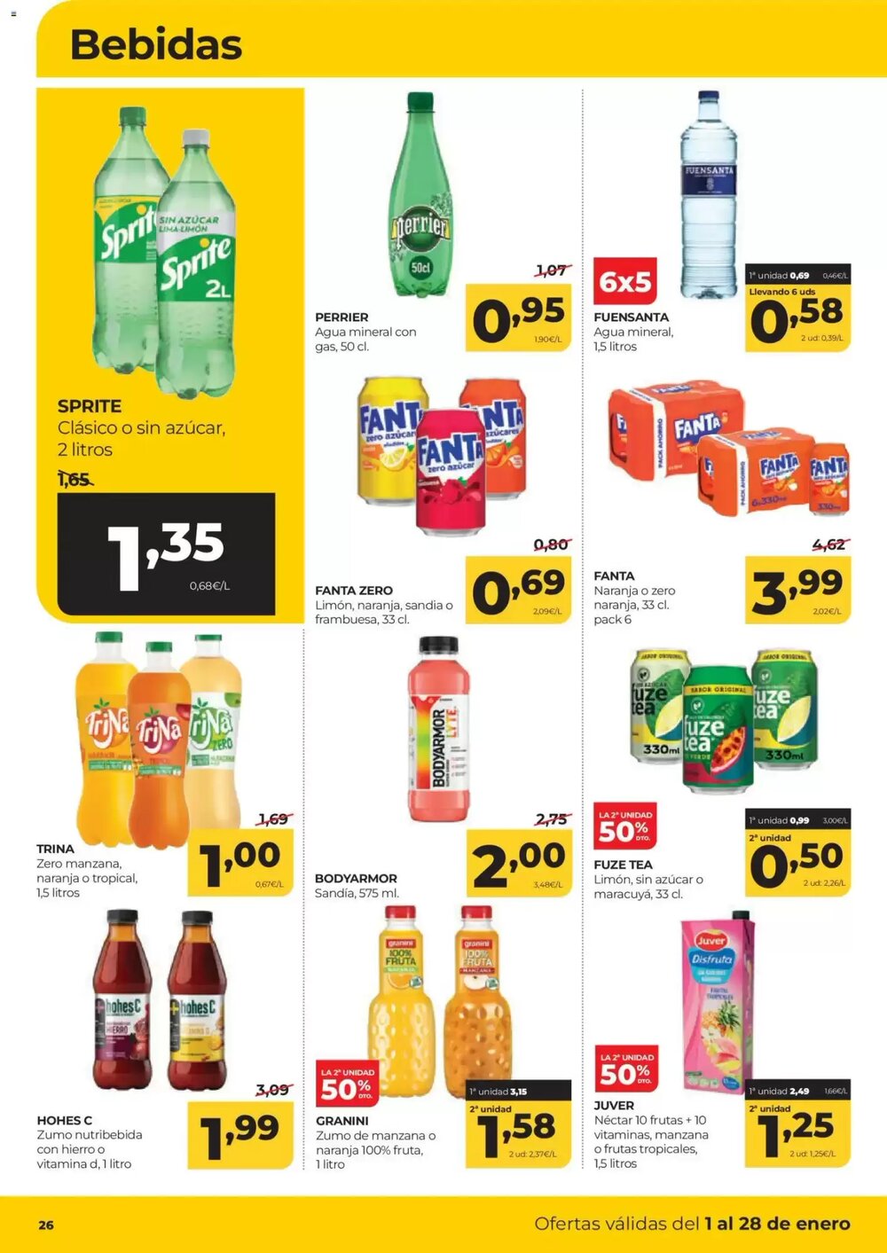 Folleto promocional de Alimerka válido desde el 01/01/2026 - Página 26.