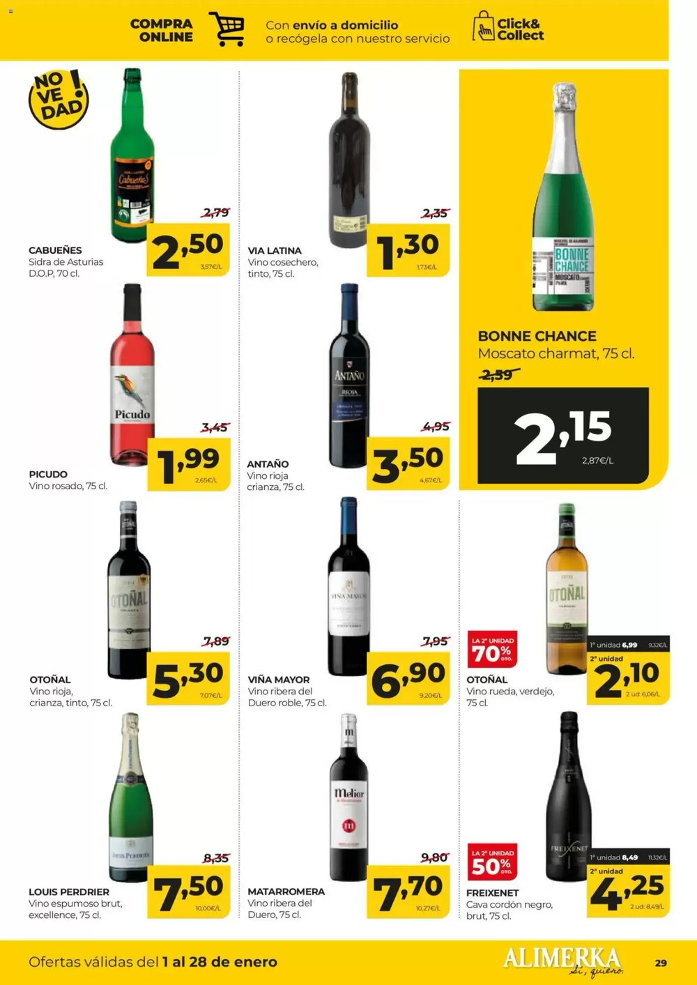 Folleto promocional de Alimerka válido desde el 01/01/2026 - Página 29.