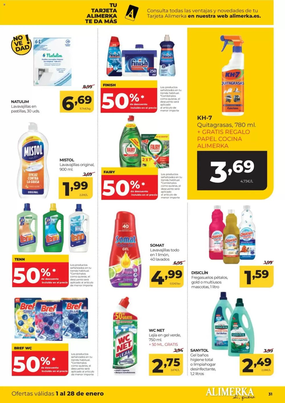 Folleto promocional de Alimerka válido desde el 01/01/2026 - Página 31.