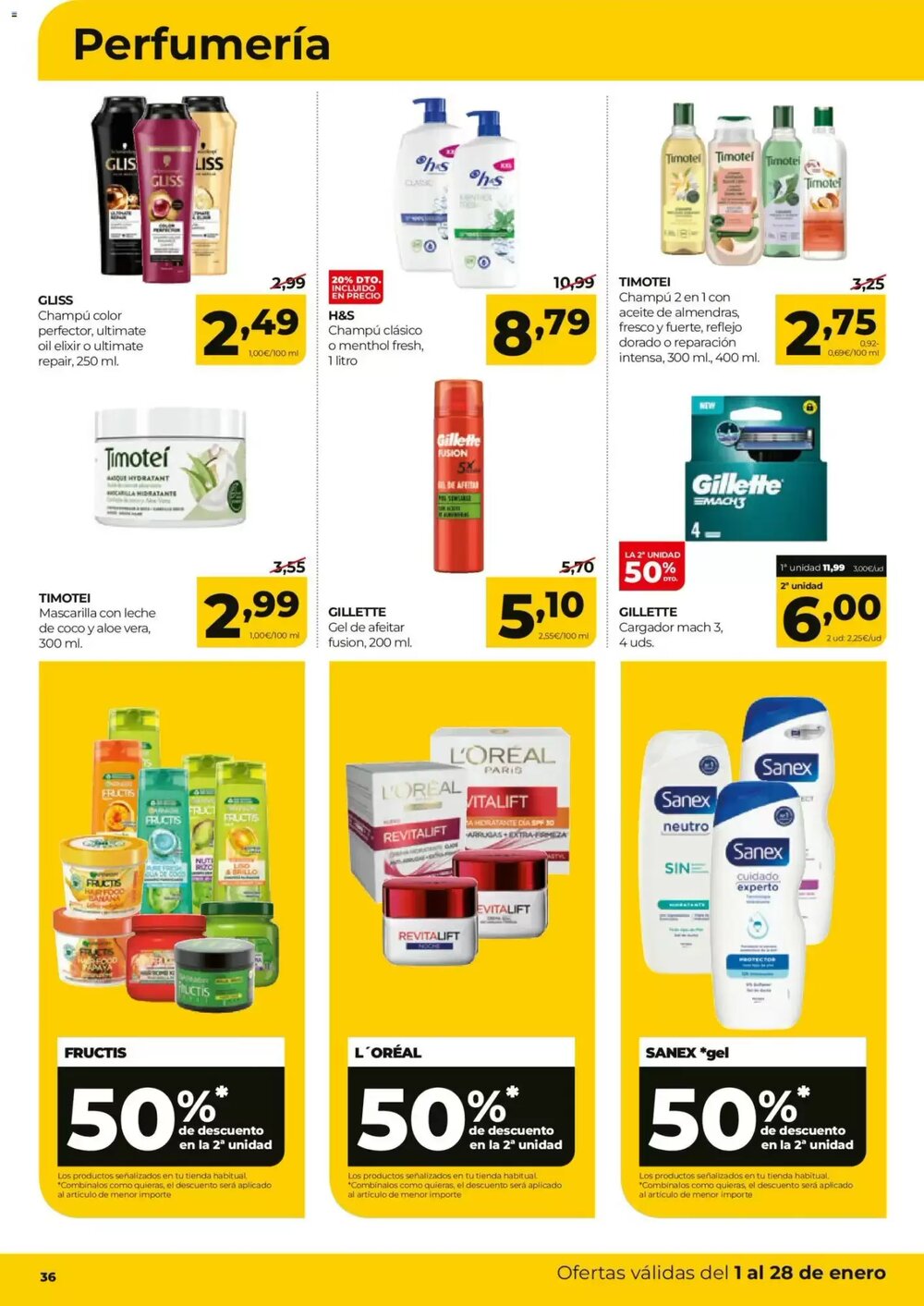 Folleto promocional de Alimerka válido desde el 01/01/2026 - Página 36.