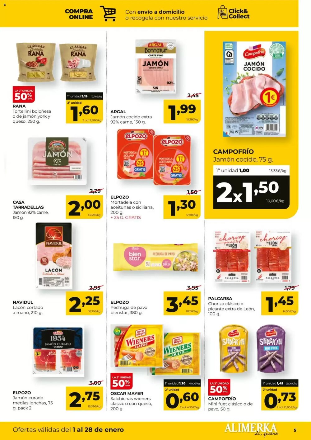 Folleto promocional de Alimerka válido desde el 01/01/2026 - Página 5.