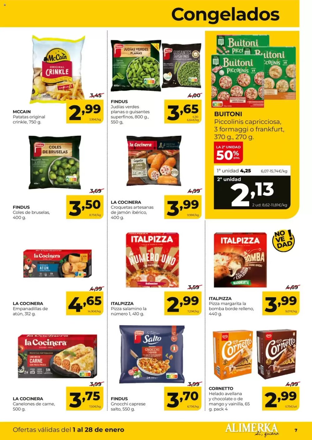 Folleto promocional de Alimerka válido desde el 01/01/2026 - Página 7.