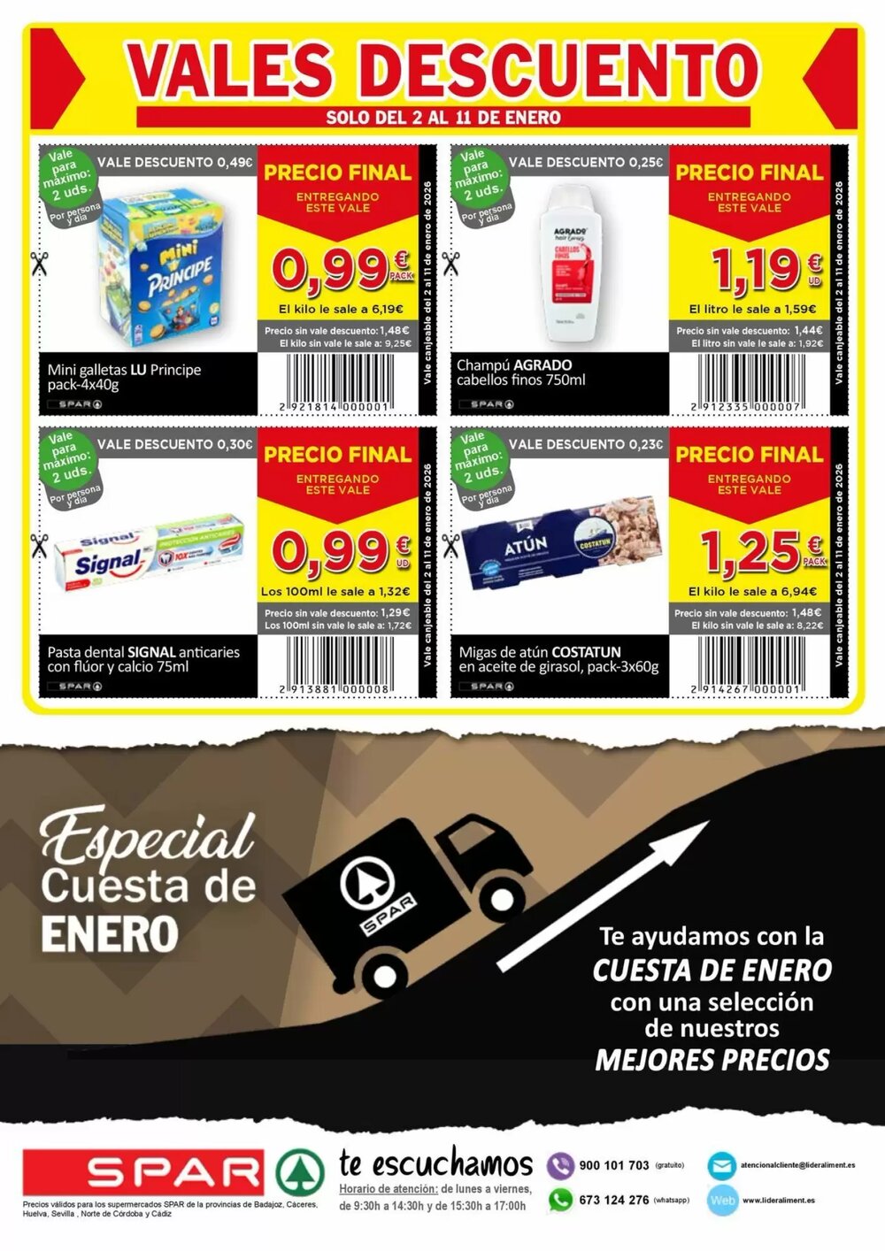 Folleto promocional de Spar válido desde el 02/01/2026 - Página 12.