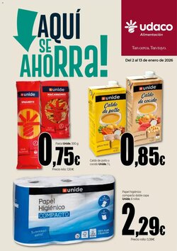 Folleto promocional de Unide Market válido desde el 02/01/2026