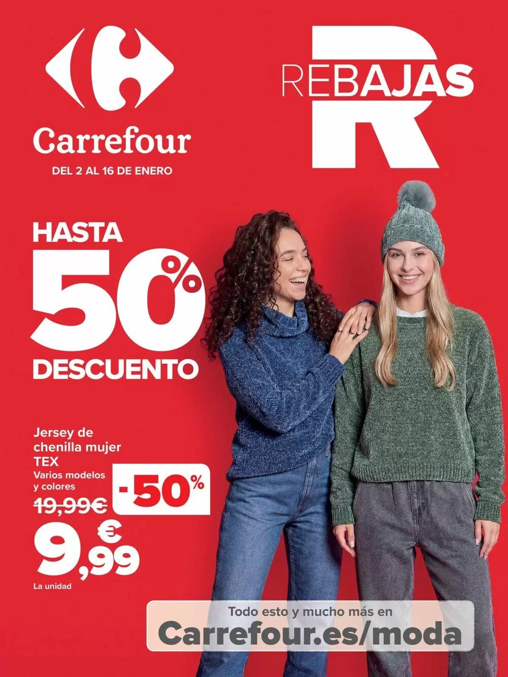 Folleto promocional de Carrefour válido desde el 02/01/2026 - Página 1.