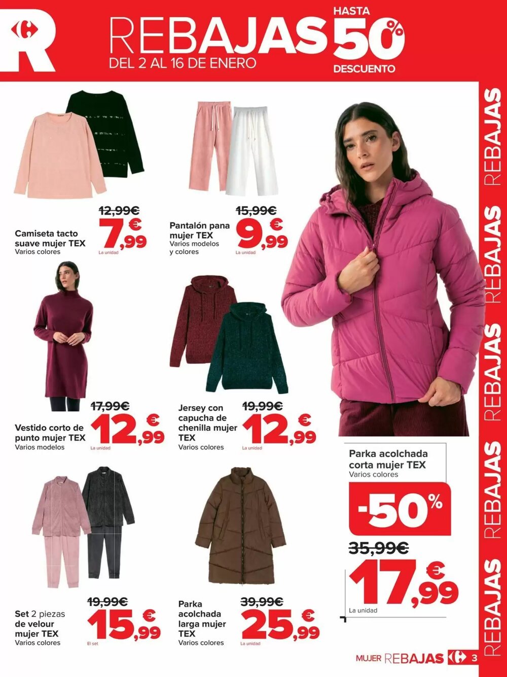 Folleto promocional de Carrefour válido desde el 02/01/2026 - Página 3.