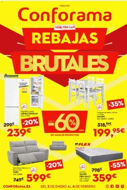 Folleto promocional de Conforama válido desde el 02/01/2026