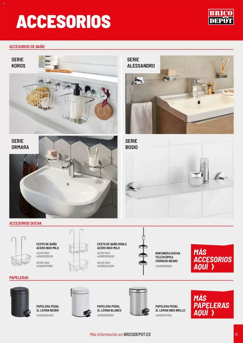 Folleto promocional de Brico Depôt válido desde el 02/01/2026 - Página 15.