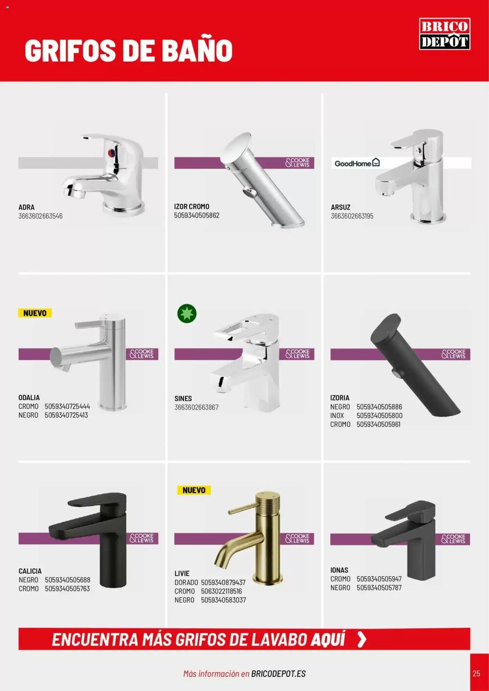 Folleto promocional de Brico Depôt válido desde el 02/01/2026 - Página 25.