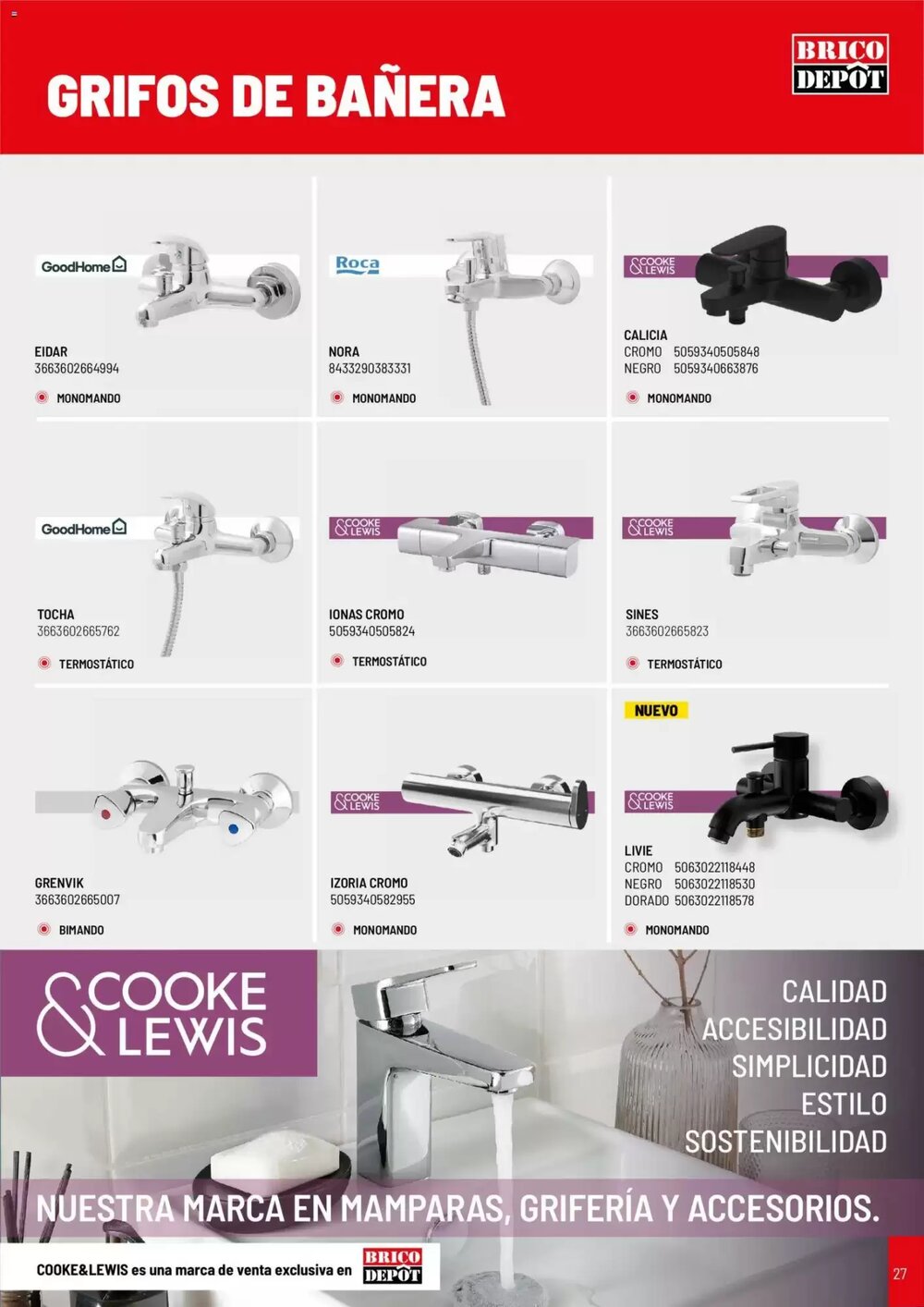Folleto promocional de Brico Depôt válido desde el 02/01/2026 - Página 27.