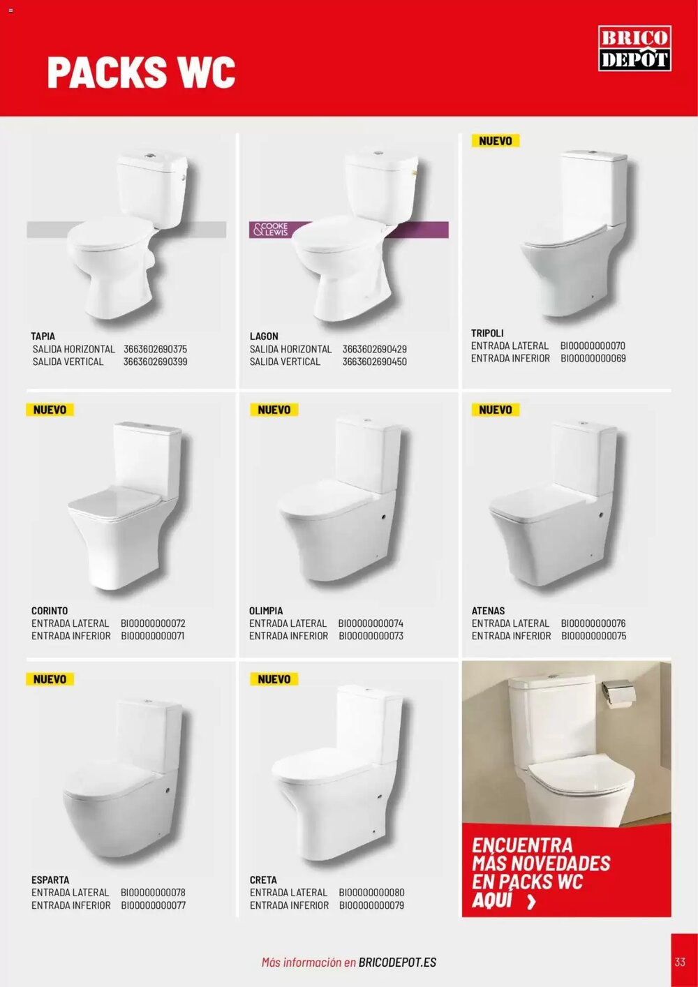 Folleto promocional de Brico Depôt válido desde el 02/01/2026 - Página 33.