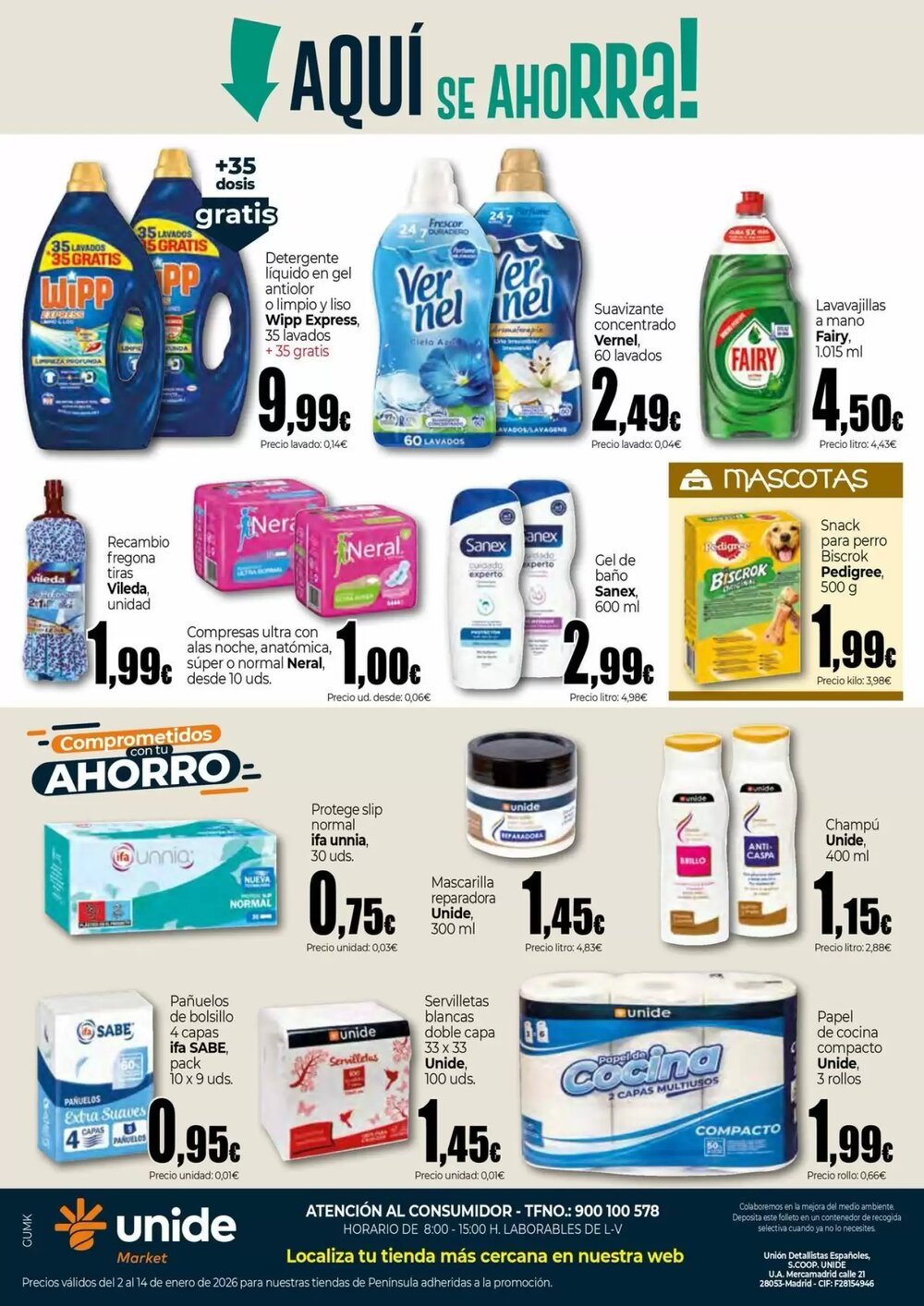 Folleto promocional de Unide Market válido desde el 02/01/2026 - Página 8.