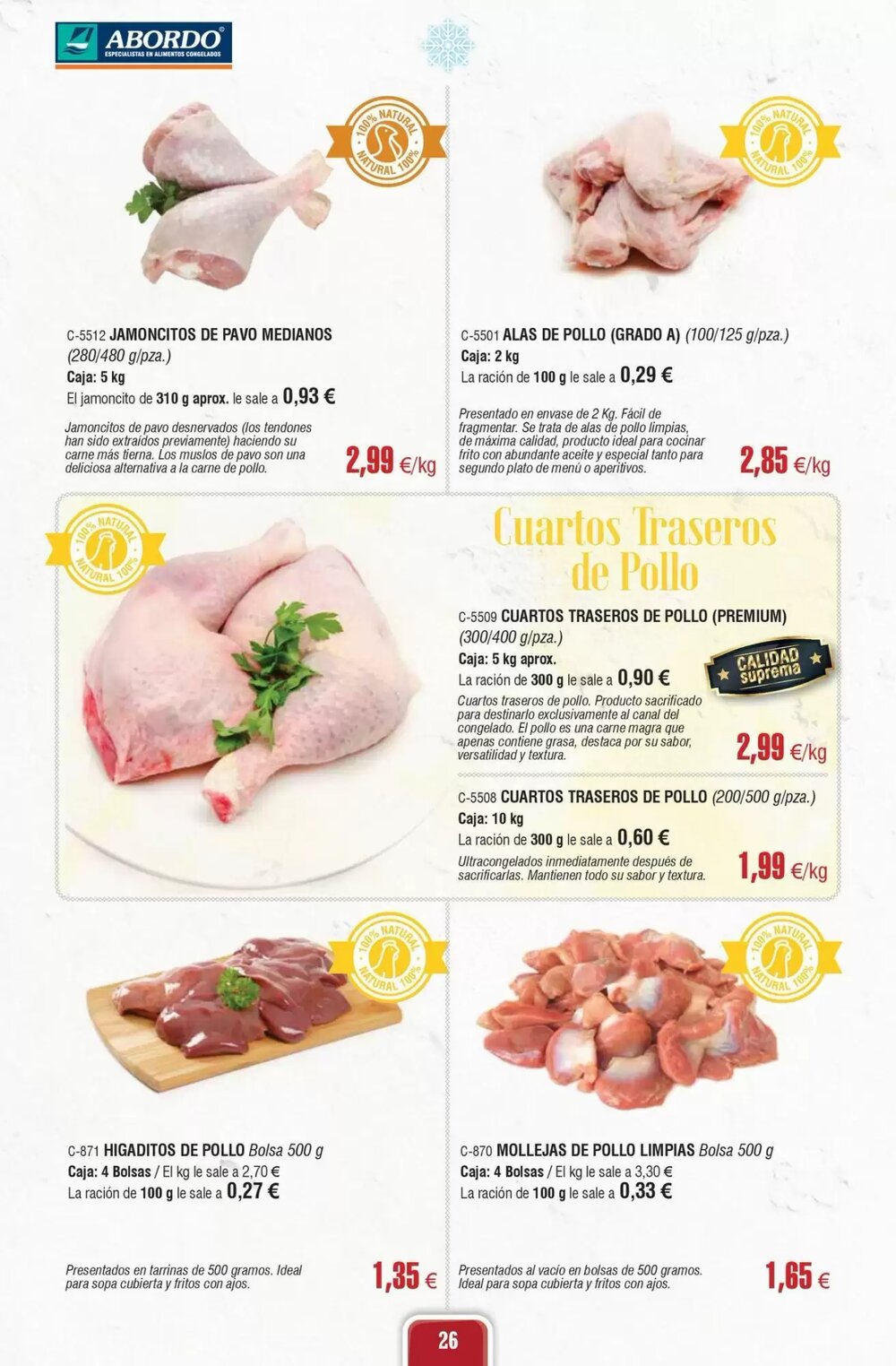 Folleto promocional de Abordo válido desde el 02/01/2026 - Página 26.