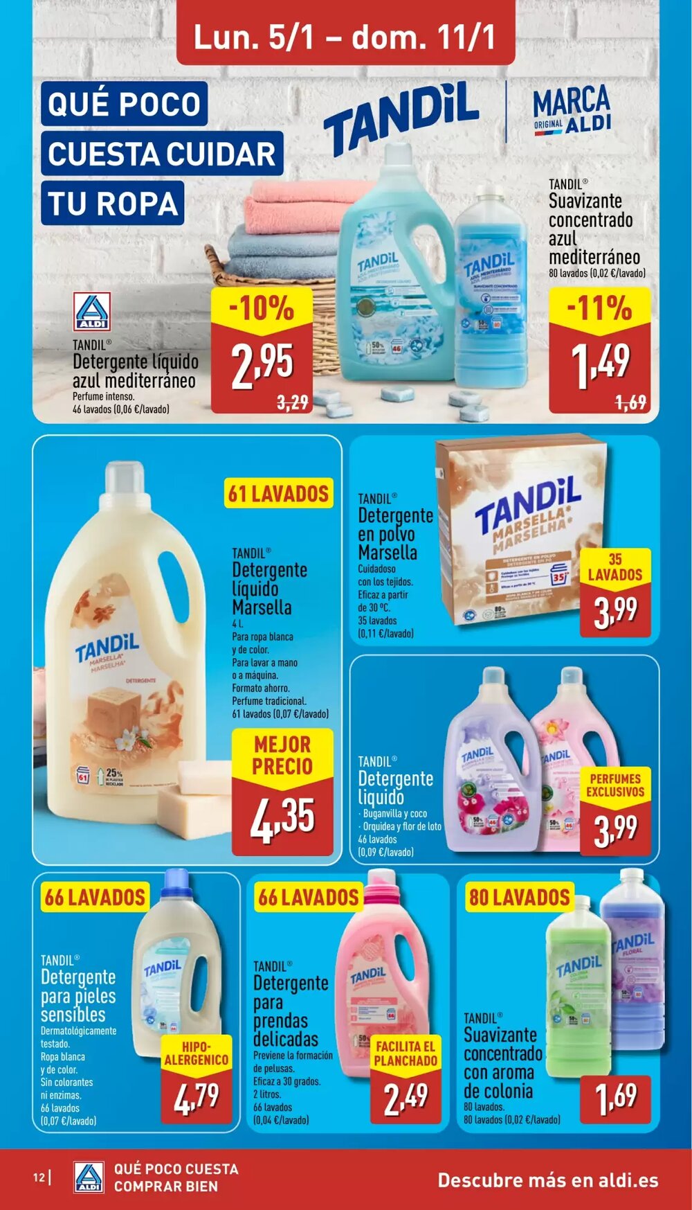 Folleto promocional de ALDI válido desde el 05/01/2026 - Página 12.