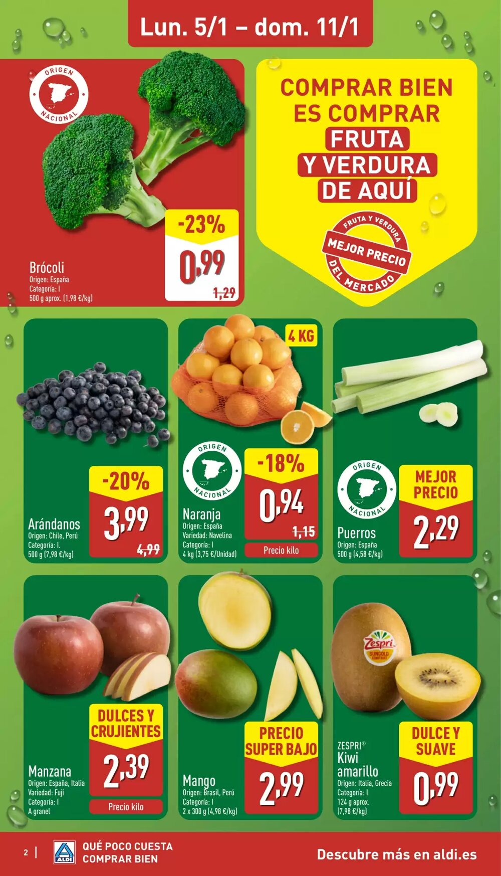 Folleto promocional de ALDI válido desde el 05/01/2026 - Página 2.