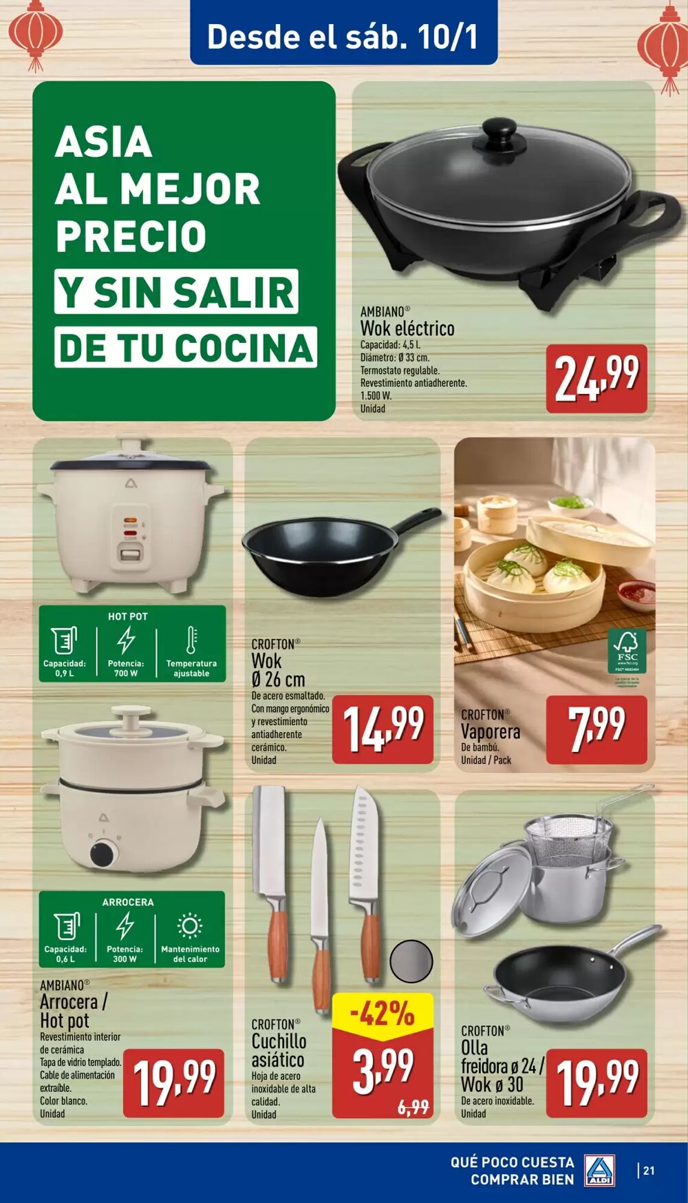 Folleto promocional de ALDI válido desde el 05/01/2026 - Página 21.