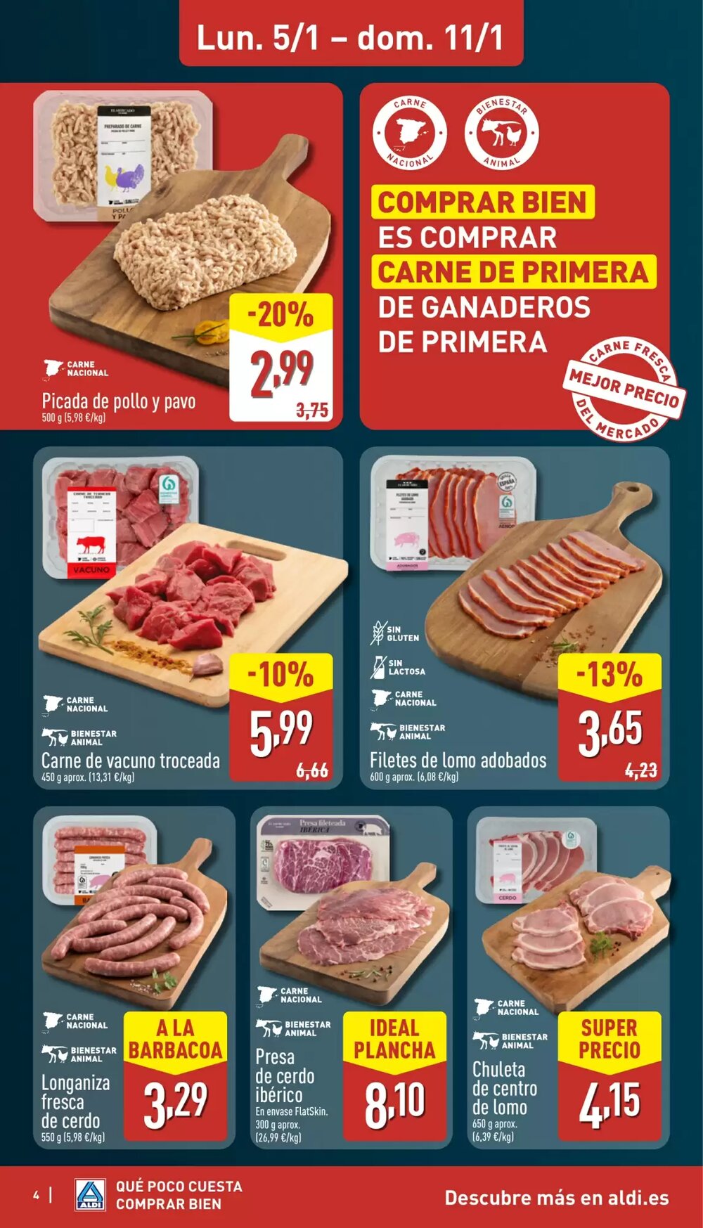 Folleto promocional de ALDI válido desde el 05/01/2026 - Página 4.