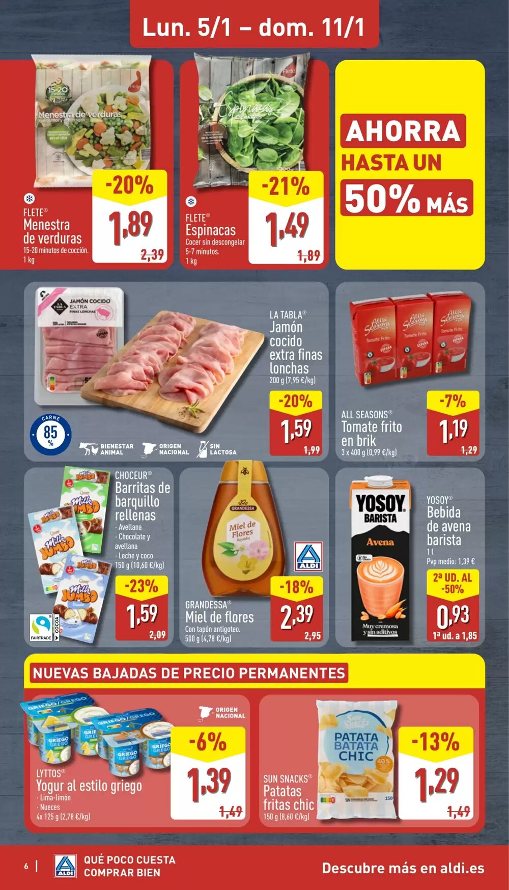 Folleto promocional de ALDI válido desde el 05/01/2026 - Página 6.