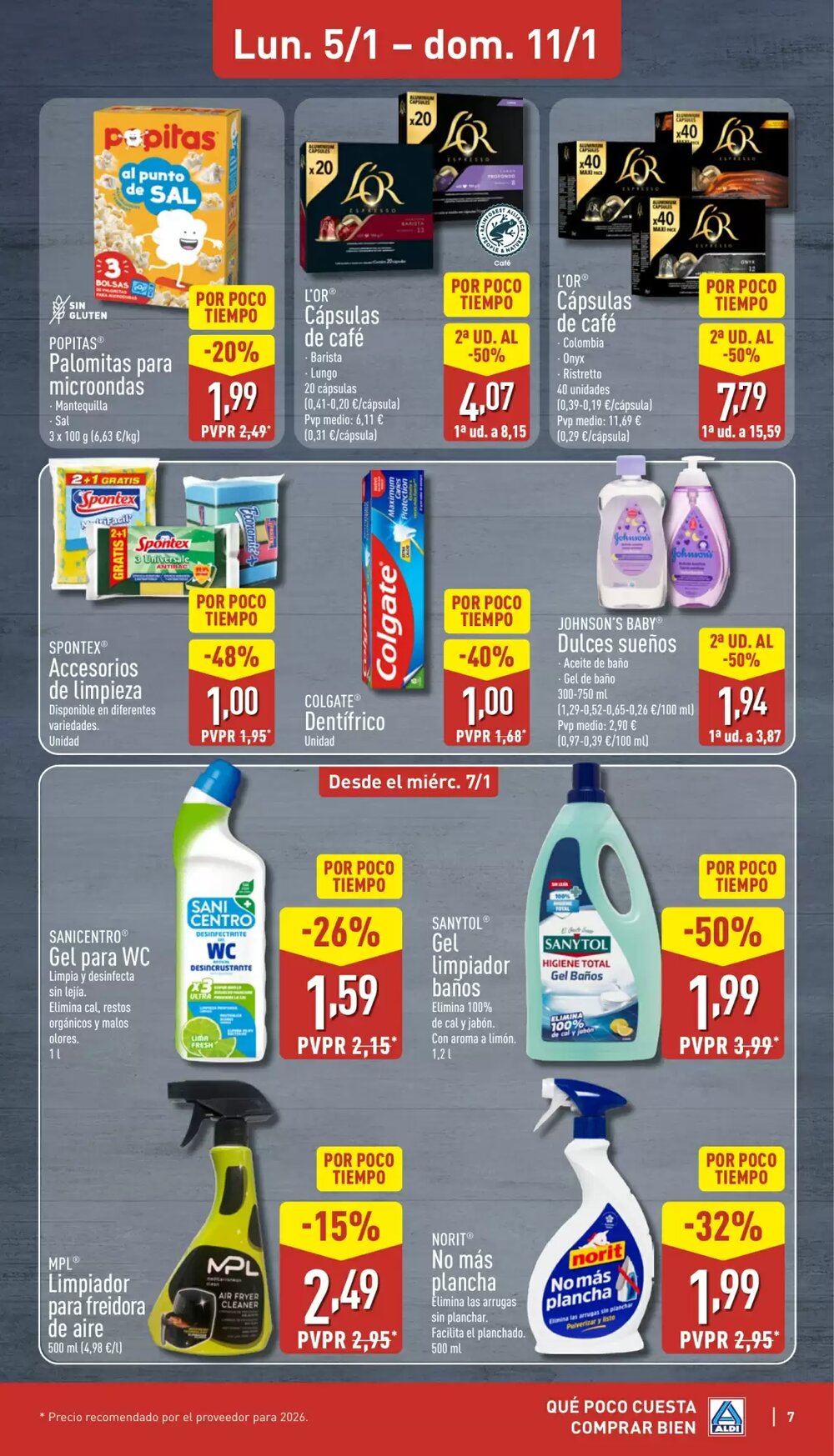Folleto promocional de ALDI válido desde el 05/01/2026 - Página 7.