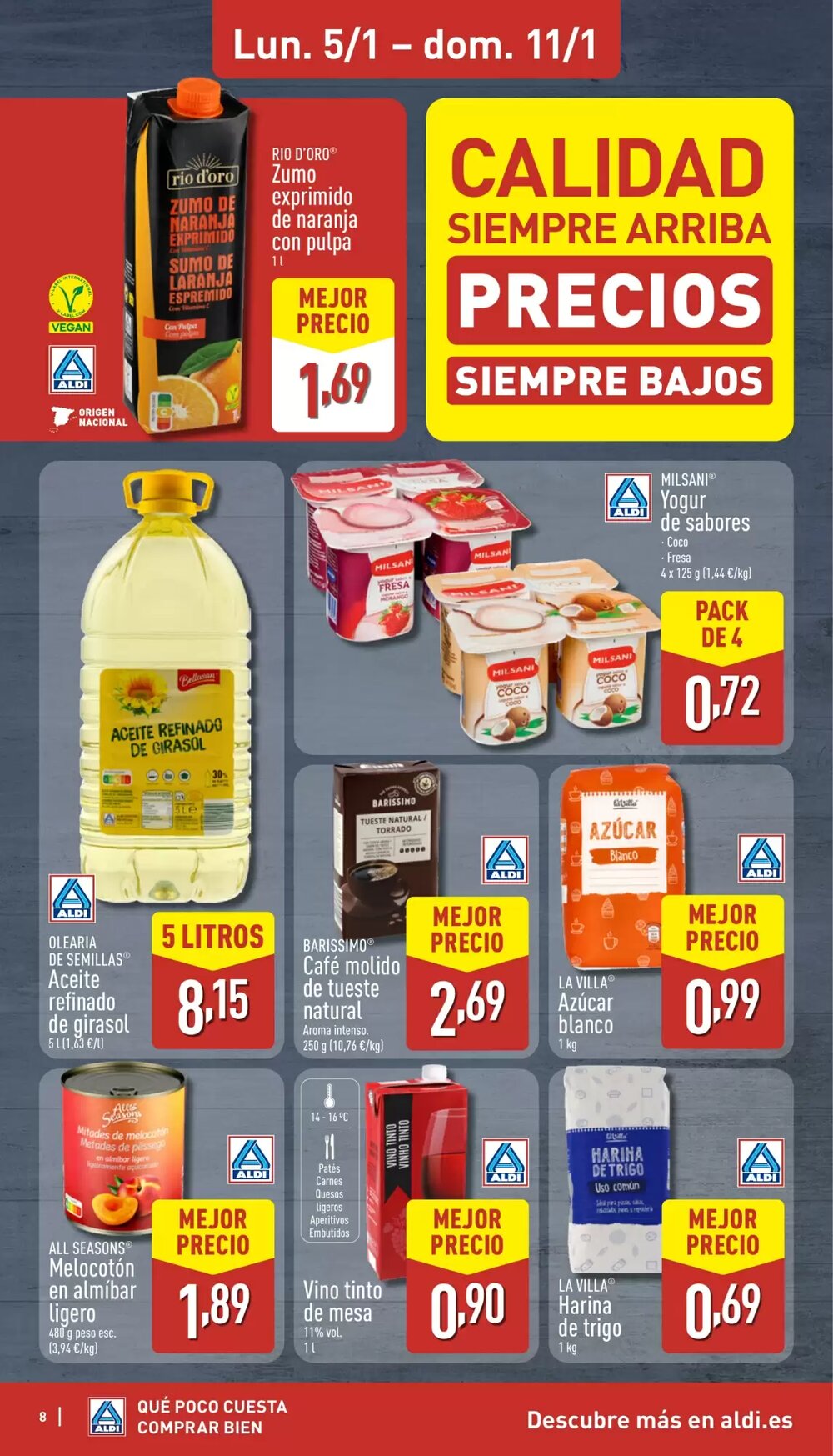 Folleto promocional de ALDI válido desde el 05/01/2026 - Página 8.