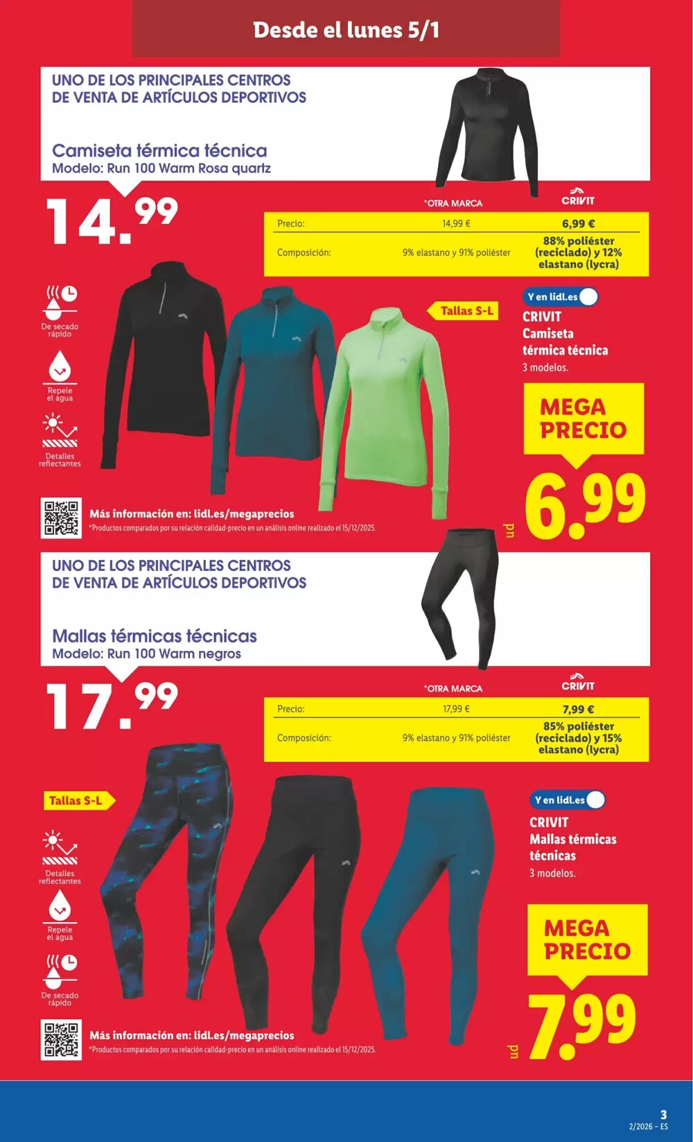 Folleto promocional de Lidl válido desde el 05/01/2026 - Página 3.