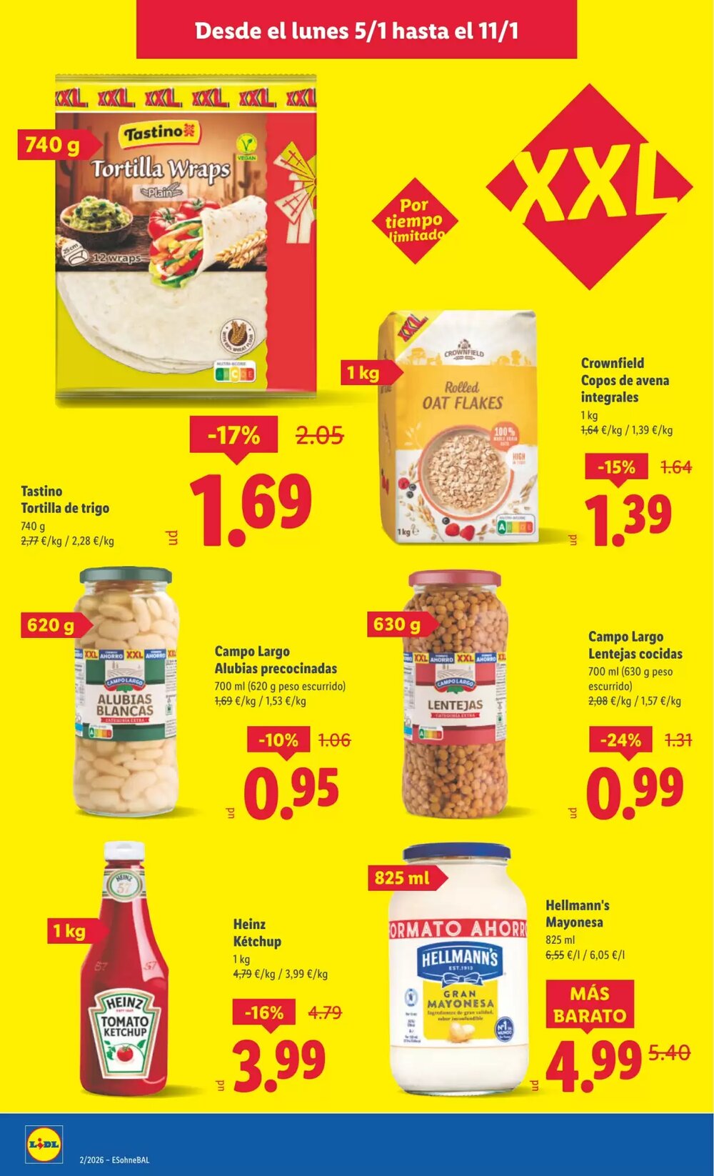 Folleto promocional de Lidl válido desde el 05/01/2026 - Página 12.
