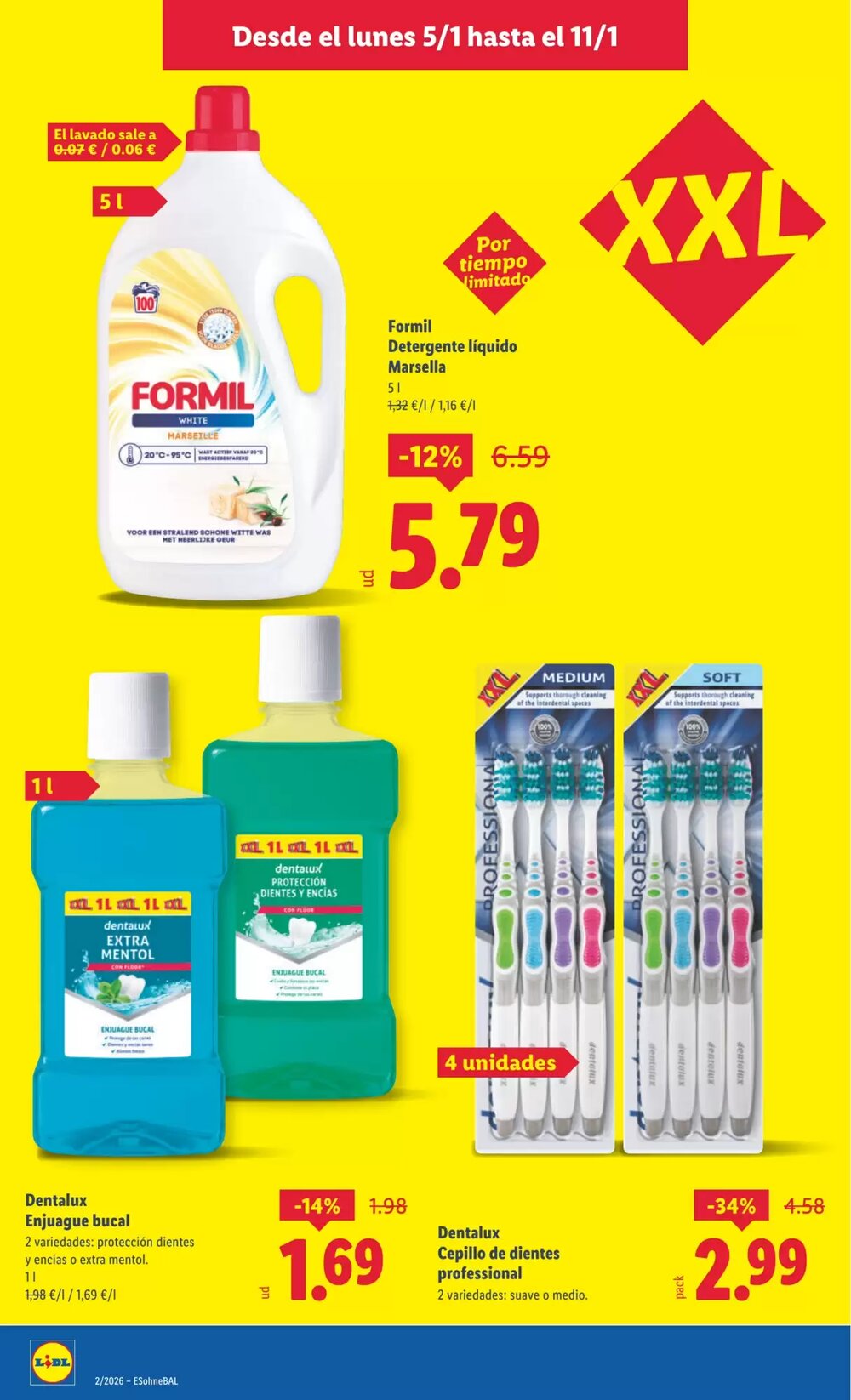 Folleto promocional de Lidl válido desde el 05/01/2026 - Página 14.