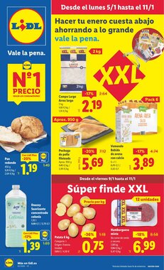 Folleto promocional de Lidl válido desde el 05/01/2026