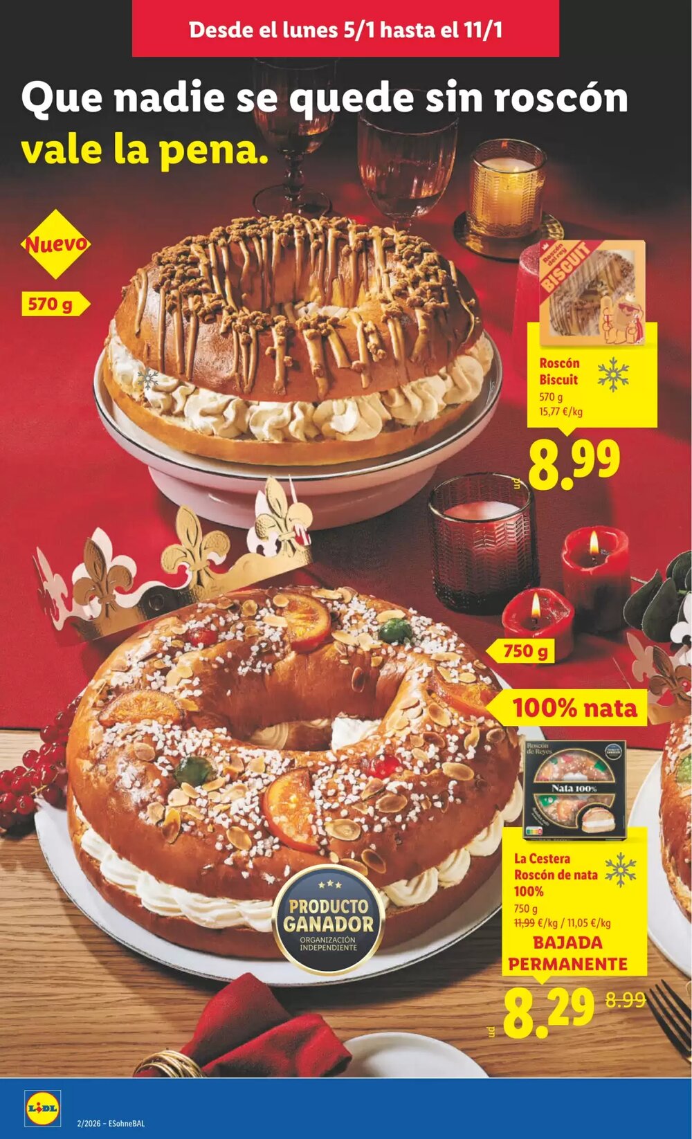 Folleto promocional de Lidl válido desde el 05/01/2026 - Página 2.