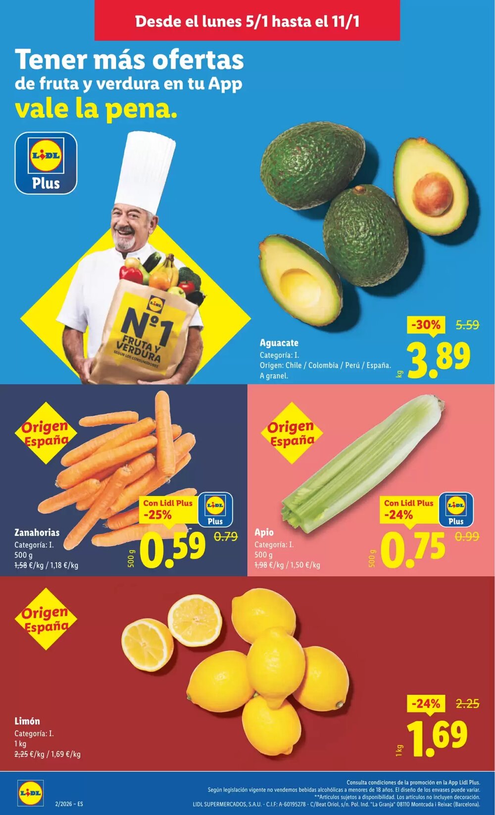 Folleto promocional de Lidl válido desde el 05/01/2026 - Página 4.