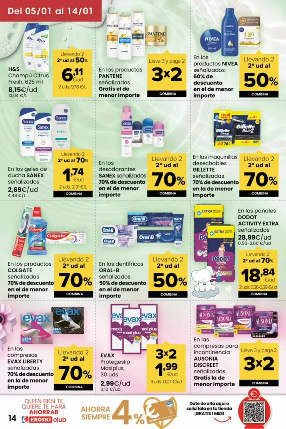 Folleto promocional de Autoservicios Familia válido desde el 05/01/2026 - Página 14.