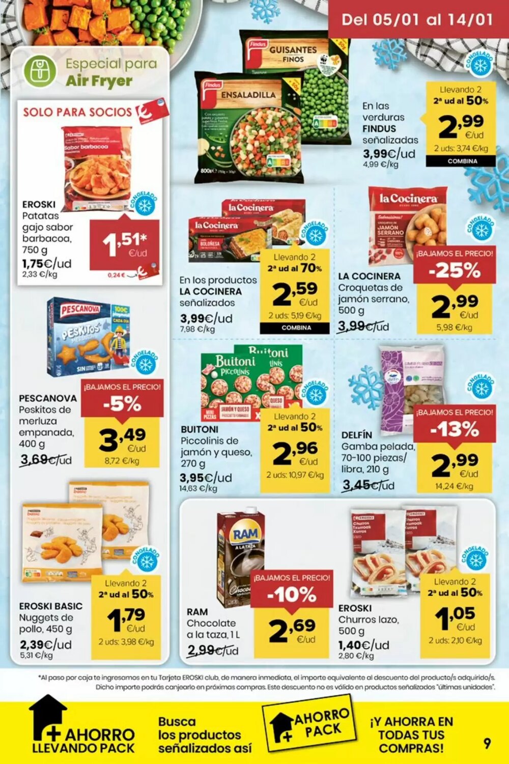 Folleto promocional de Autoservicios Familia válido desde el 05/01/2026 - Página 9.