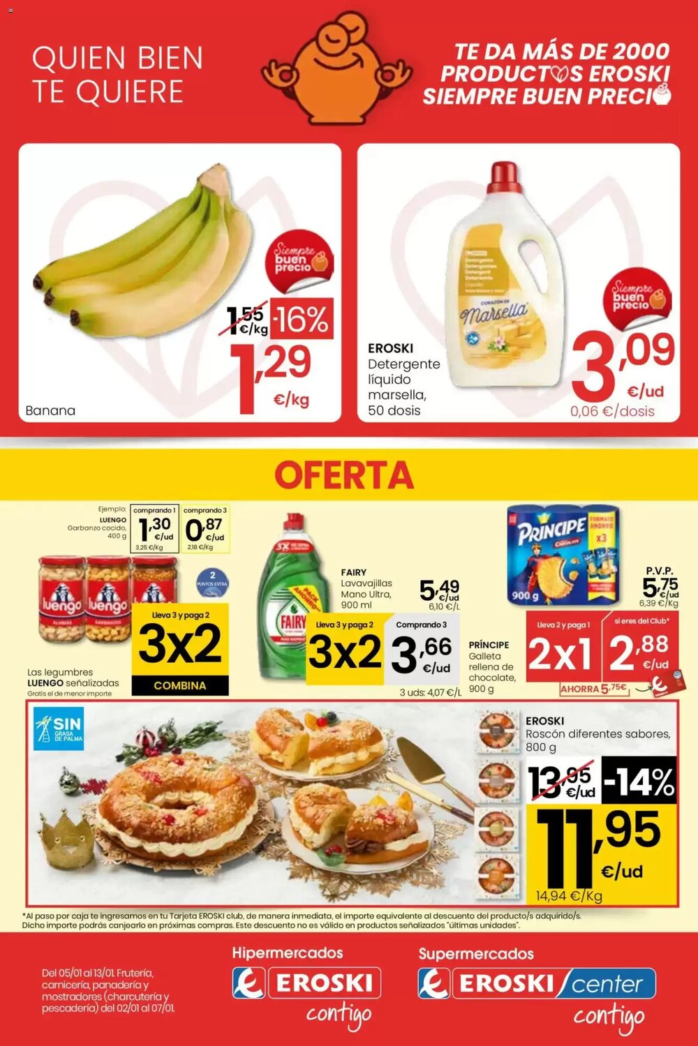 Folleto promocional de Eroski válido desde el 05/01/2026 - Página 1.