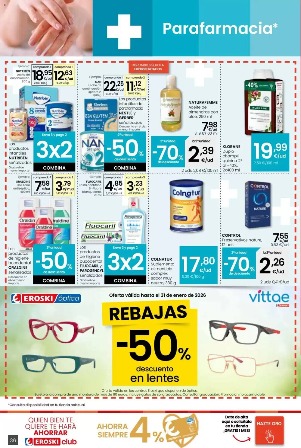 Folleto promocional de Eroski válido desde el 05/01/2026 - Página 36.