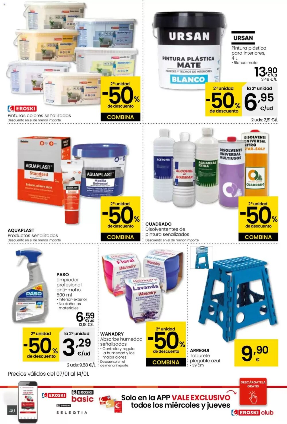 Folleto promocional de Eroski válido desde el 05/01/2026 - Página 40.