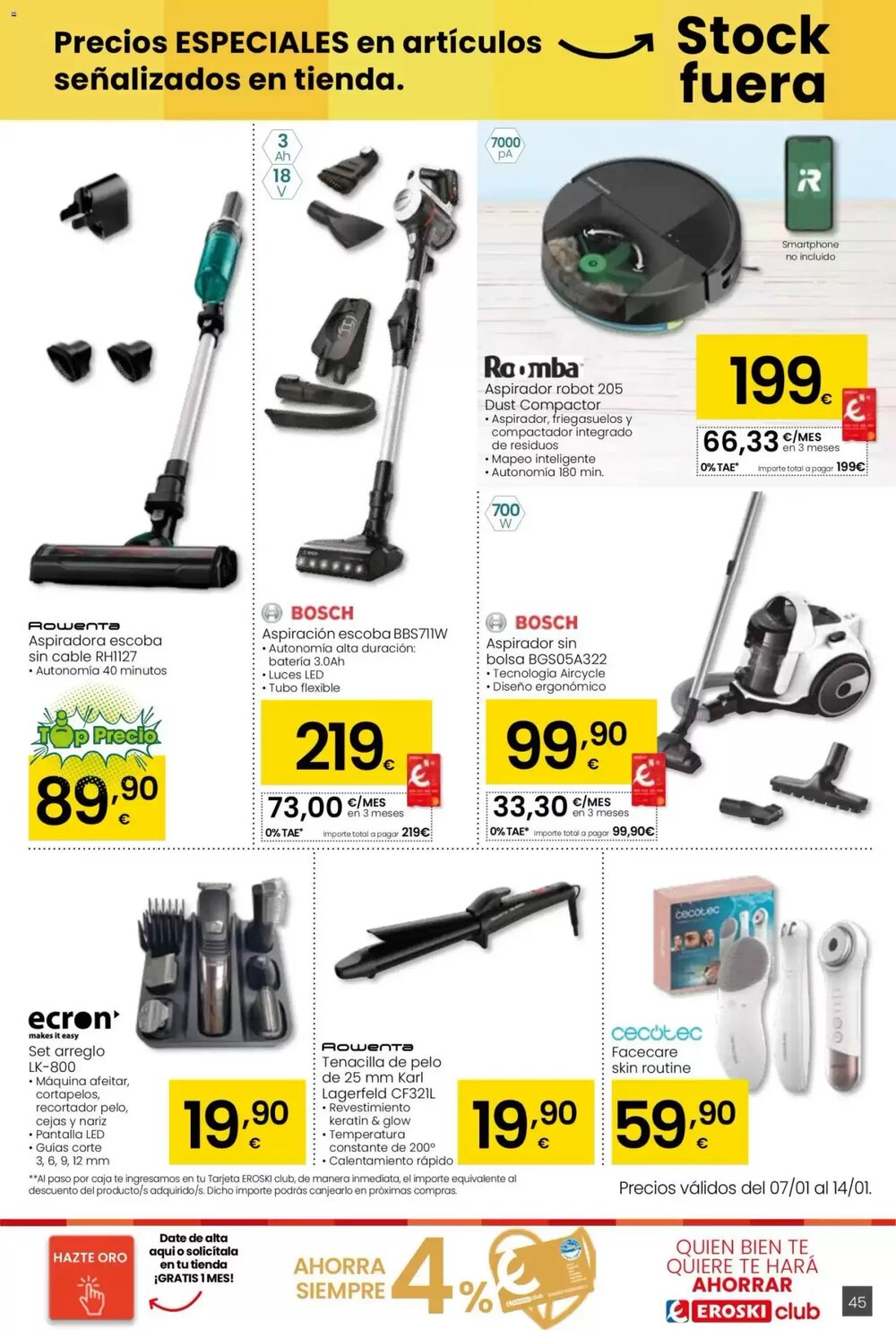Folleto promocional de Eroski válido desde el 05/01/2026 - Página 45.